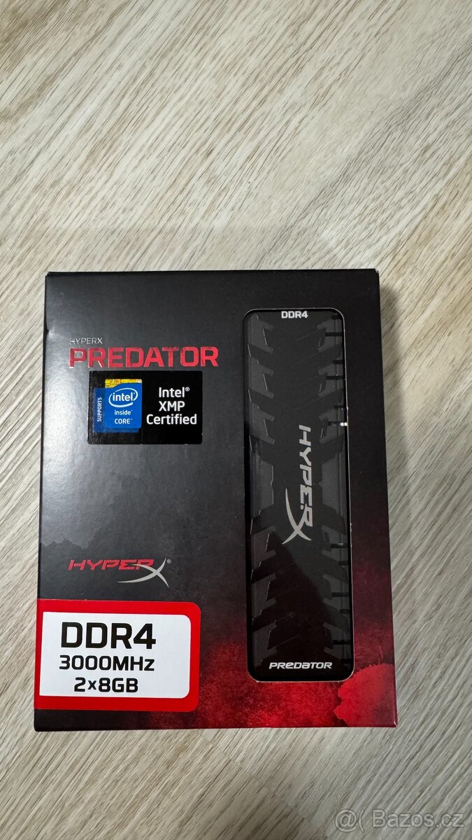 HyperX Predator 16GB (2x8GB) DDR4 3000 CL15