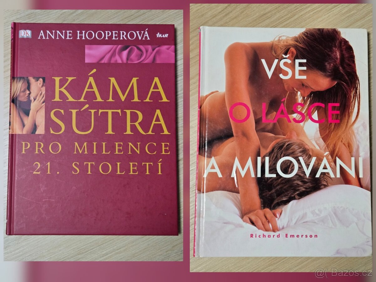 Kámasútra - Vše o lásce a milování - 2 knihy