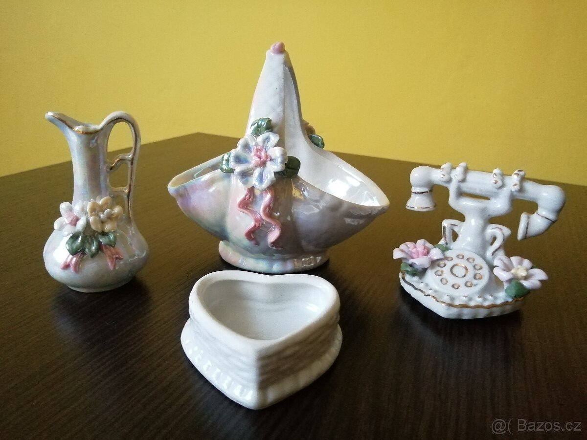 Porcelánové miniatury 4 kusy