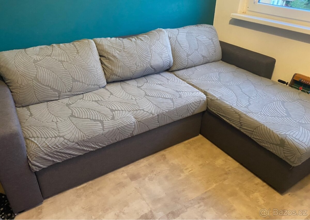 Rozkládací rohová sedačka ZA ODVOZ