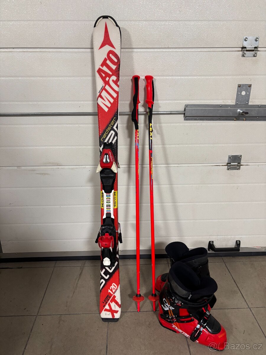 Lyze ATOMIC 120 vcetne hulek a lyzaku