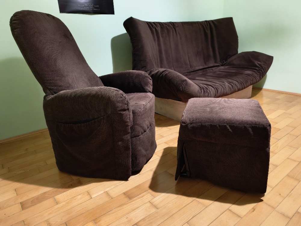 Pohovka, křeslo a taburet ASON