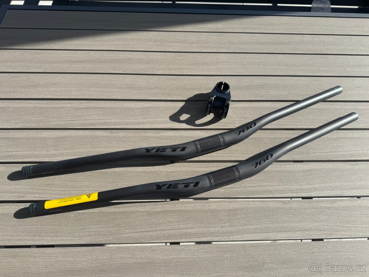 Karbonová řidítka + představec