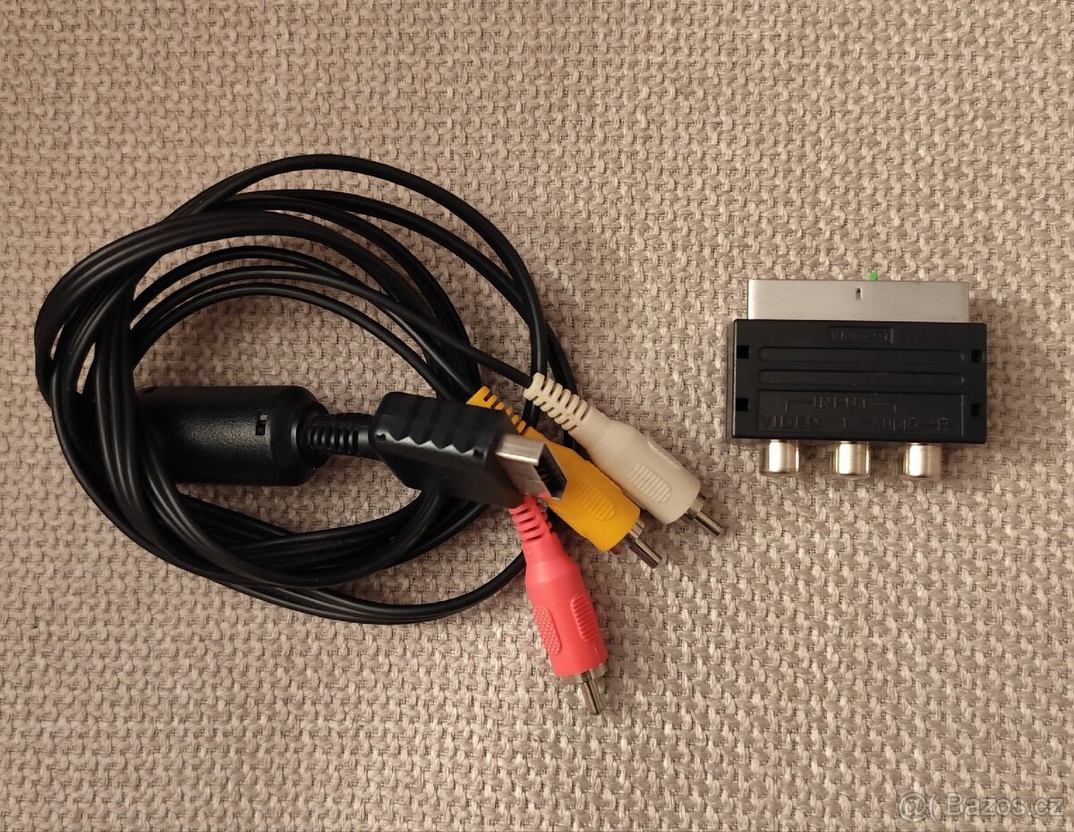 PS1/PS2/PS3 Audio video kabel Cinch-originál Sony