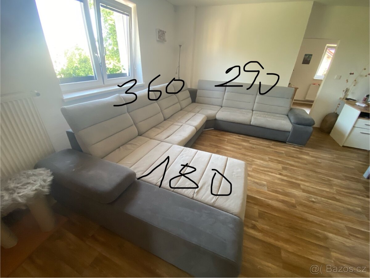 Rozkládací sedací souprava