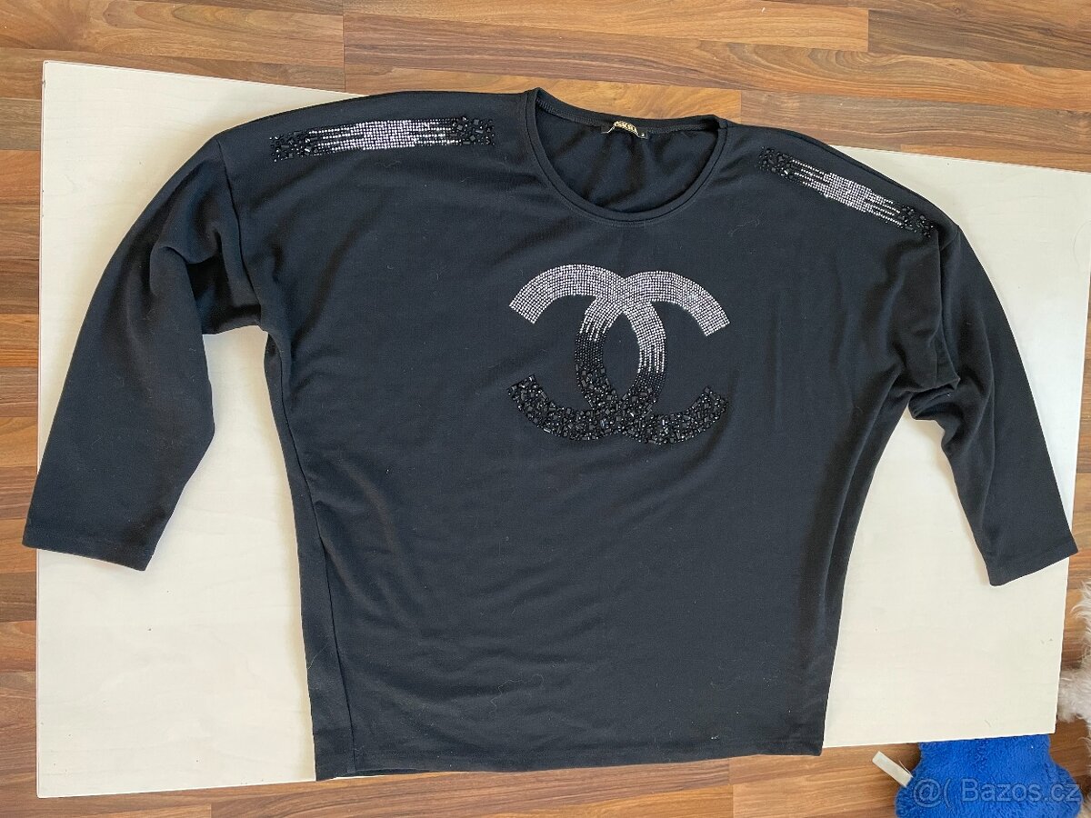 Nový top/triko, vel. 2- cca L-XXL má netop.střih, Iskra