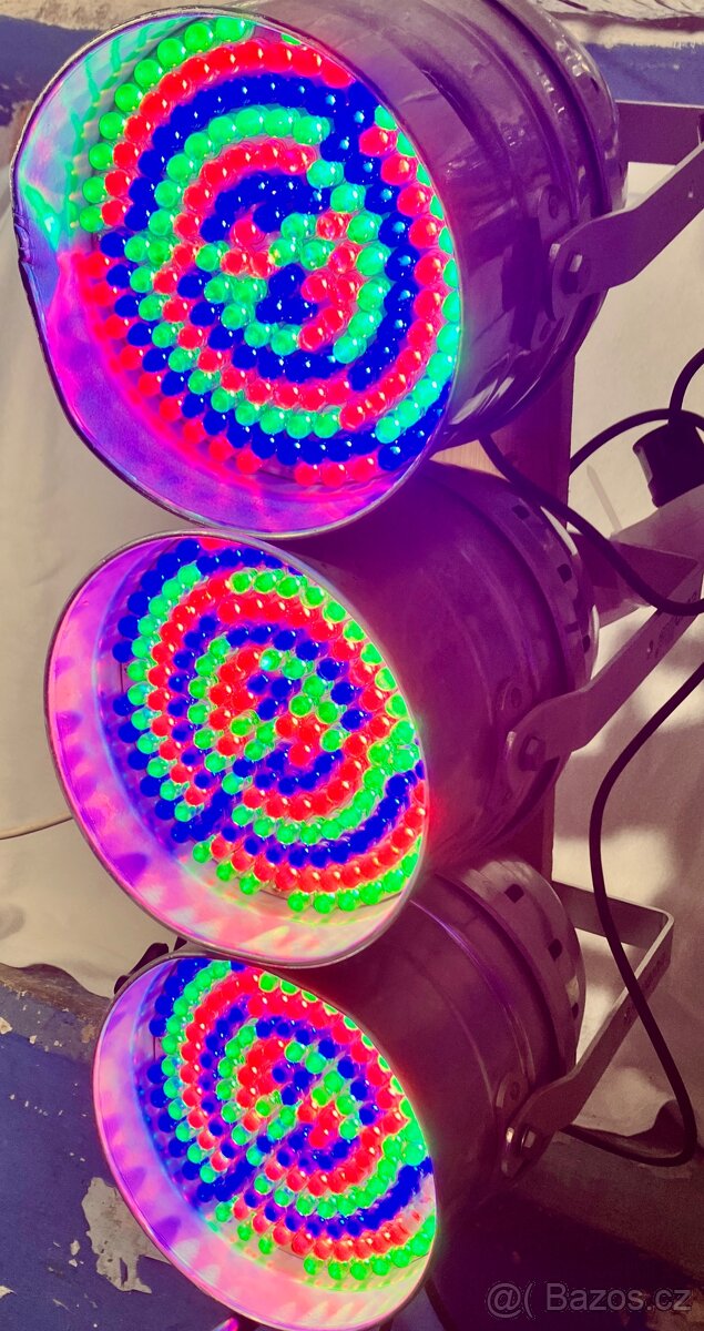 LED reflektory Eurolite PAR-64 RGB