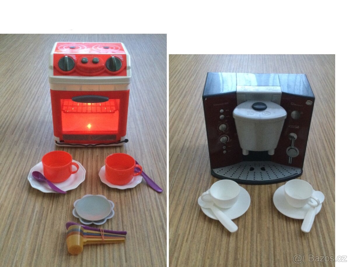 Dětská zvuková trouba a kávovar