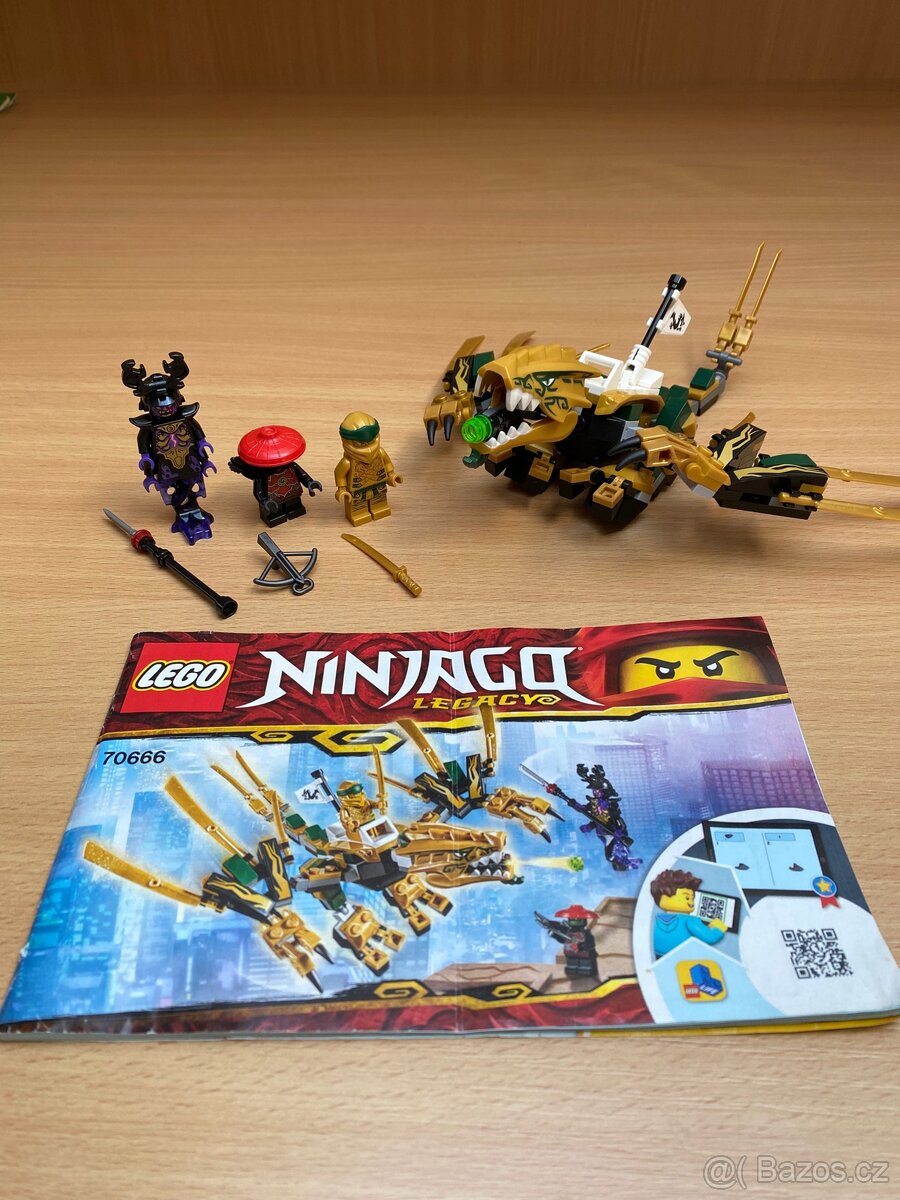 Lego Ninjago 70666 Zlatý Drak 100% Super Stav