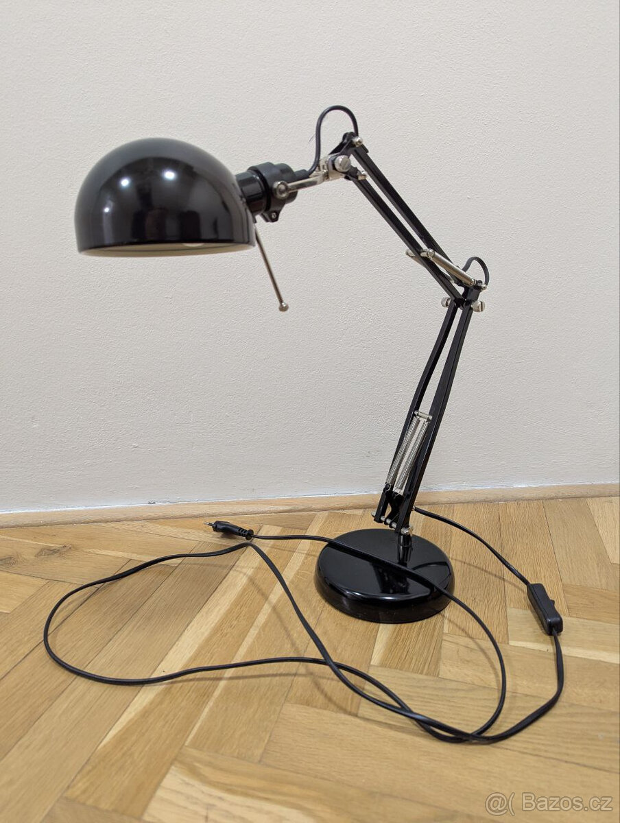 IKEA FORSA - Pracovní lampa, černá