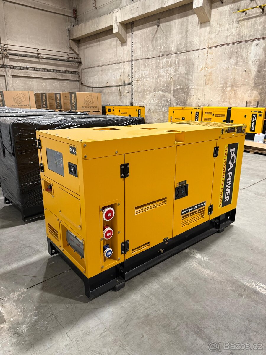 Dieselová elektrocentrála PCA POWER PDE-35 kVA s ATS