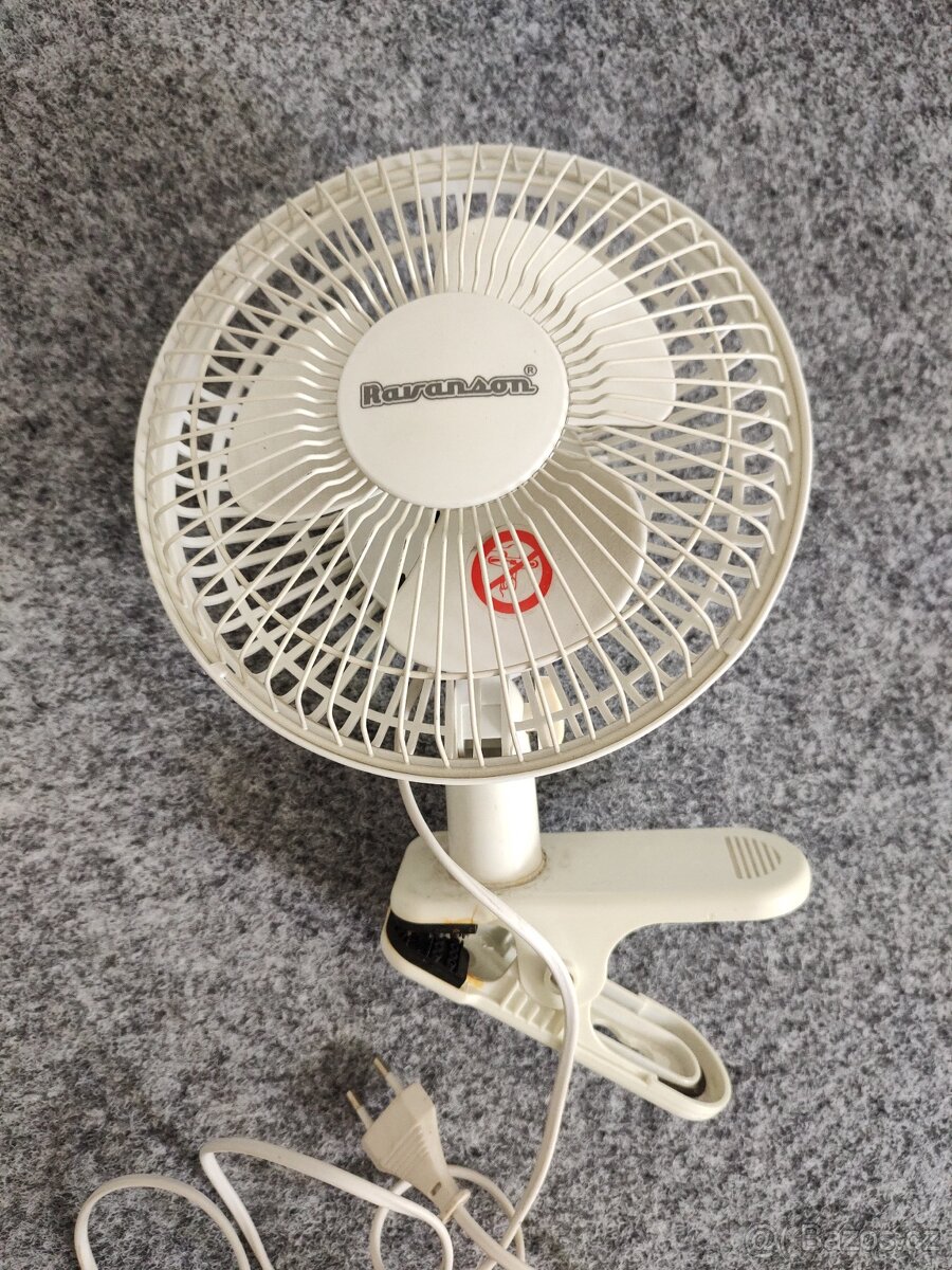 Ventilátor s klipsem