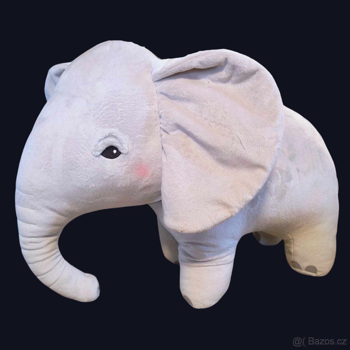 Velký plyšový tulivý slon, 60 cm
