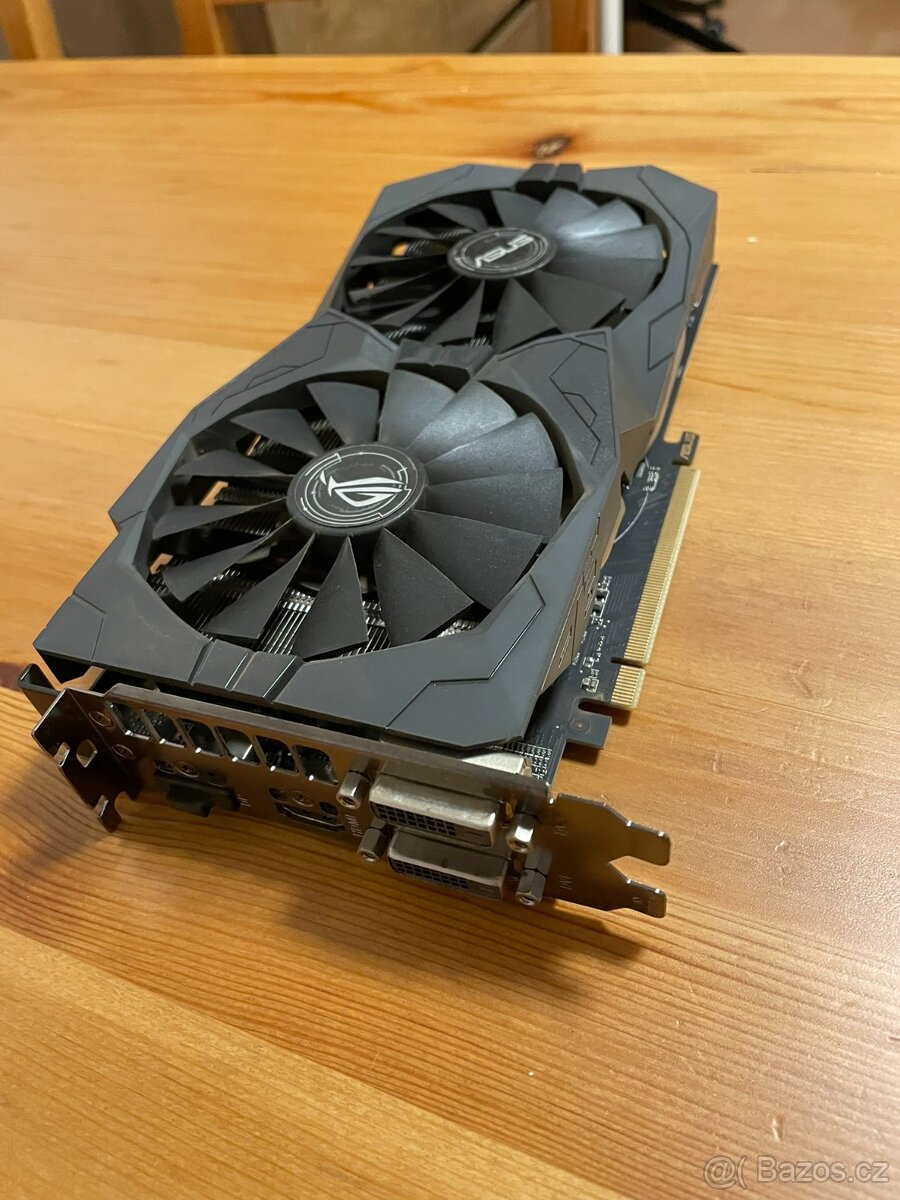Prodám herní grafiky - ASUS rog-strix-rx570-o4g-gaming