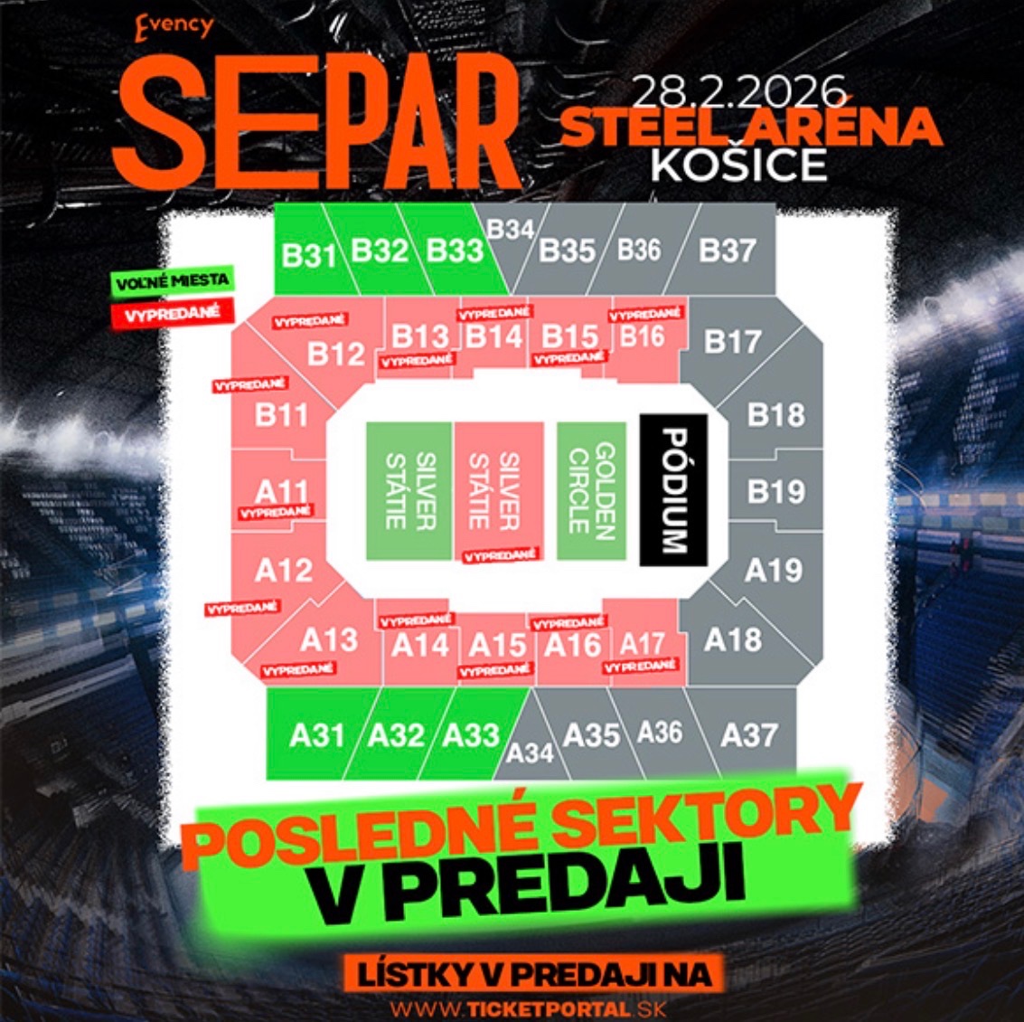 Lístky na Separa 28.2.2026