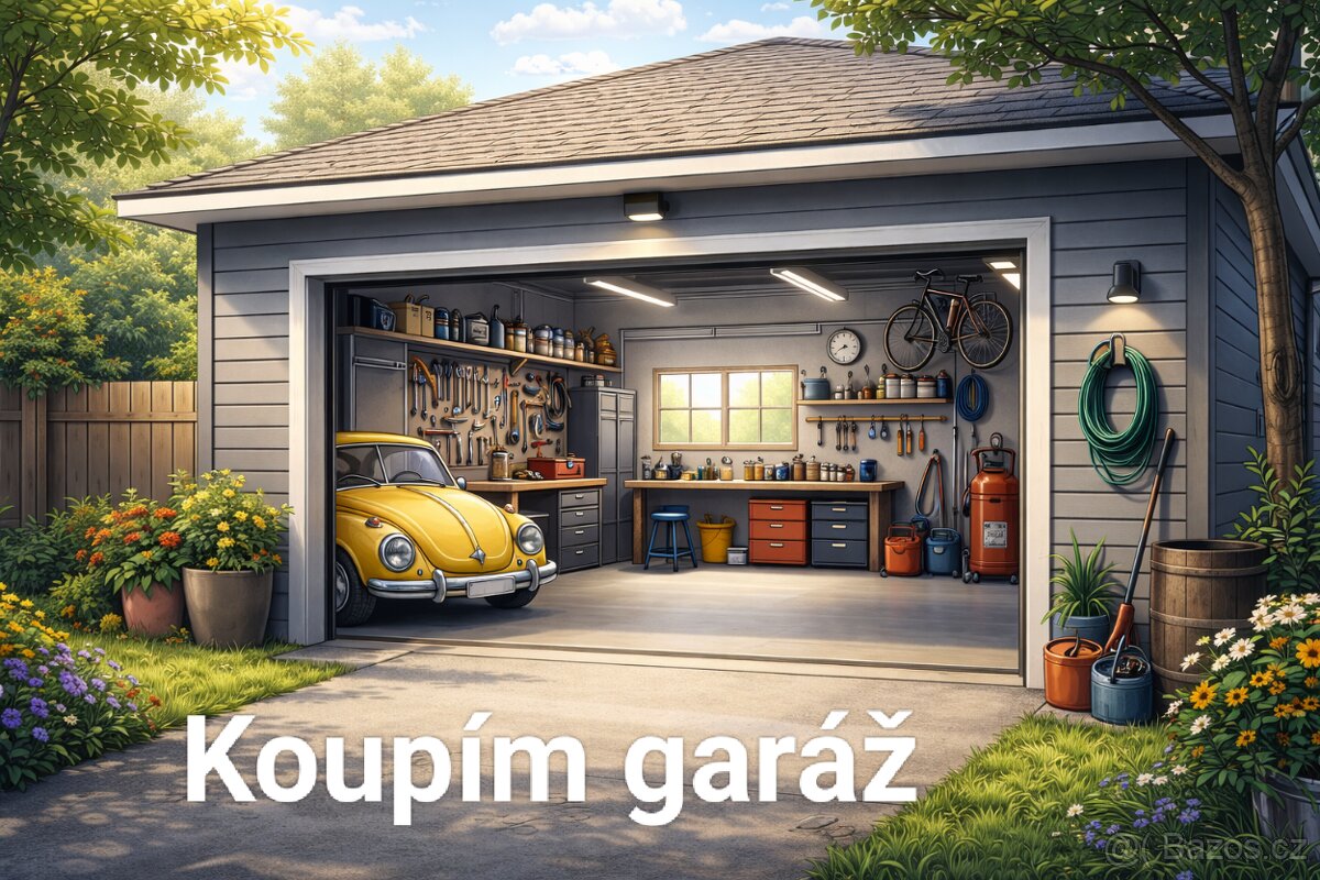 Garáž v Opavě.