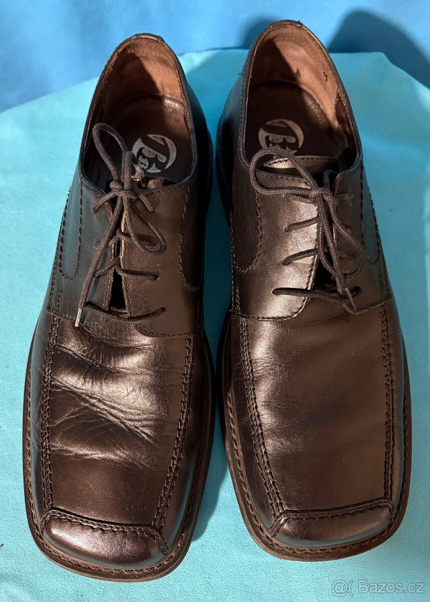Společenská kožená obuv zn. Baťa, vel. 42