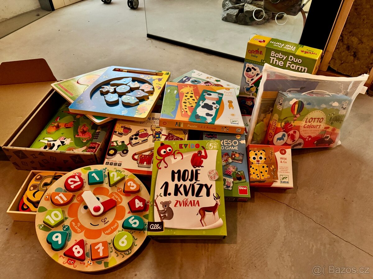 Skládací hry pro děti - 15 kusů