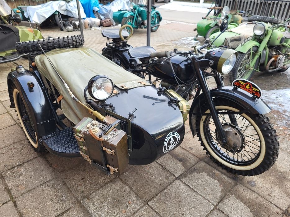 Dněpr,Ural Mt 16 87rok s pohonem sajdy