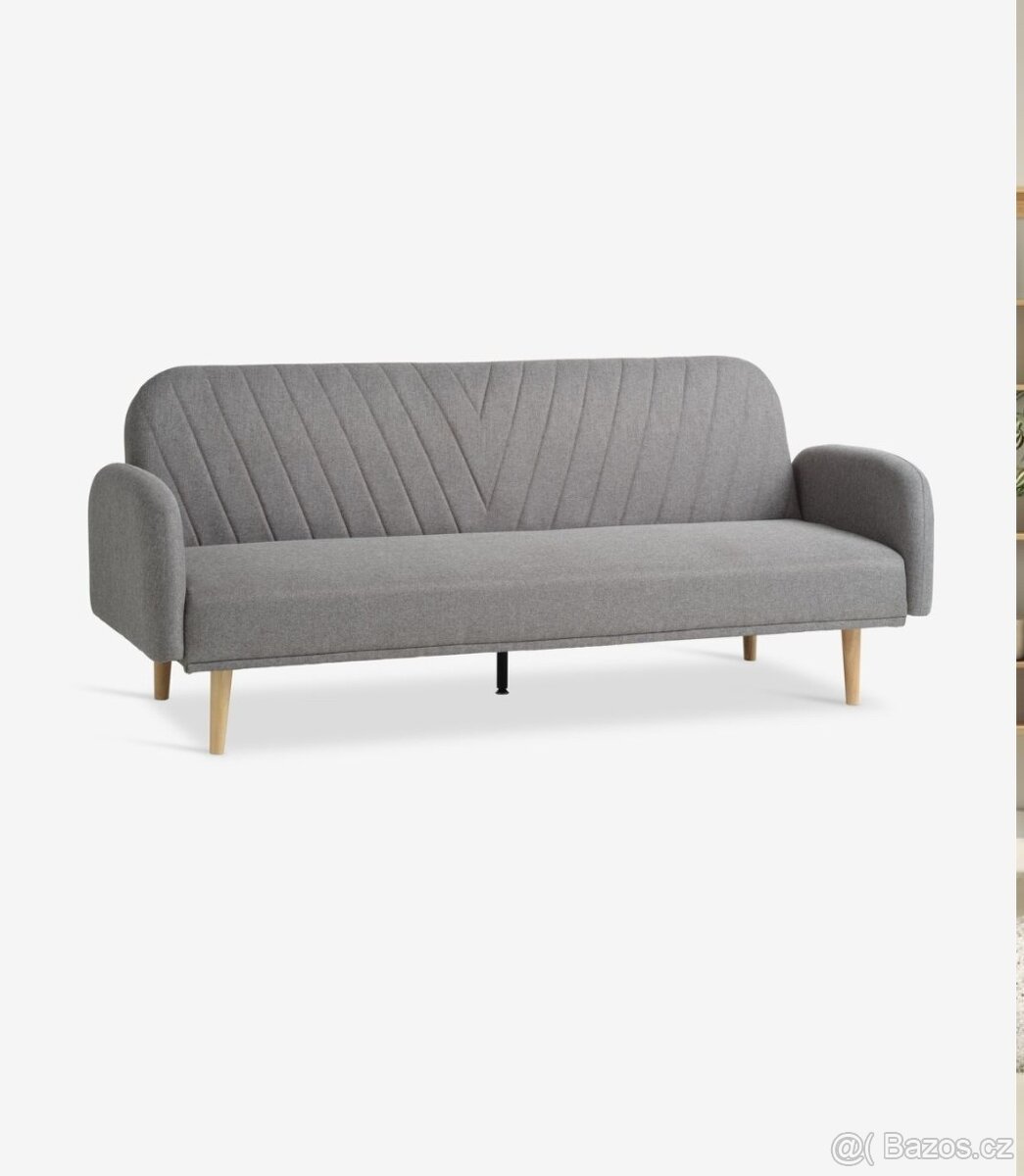 Rozkladaci svetle sedy gauc JYSK