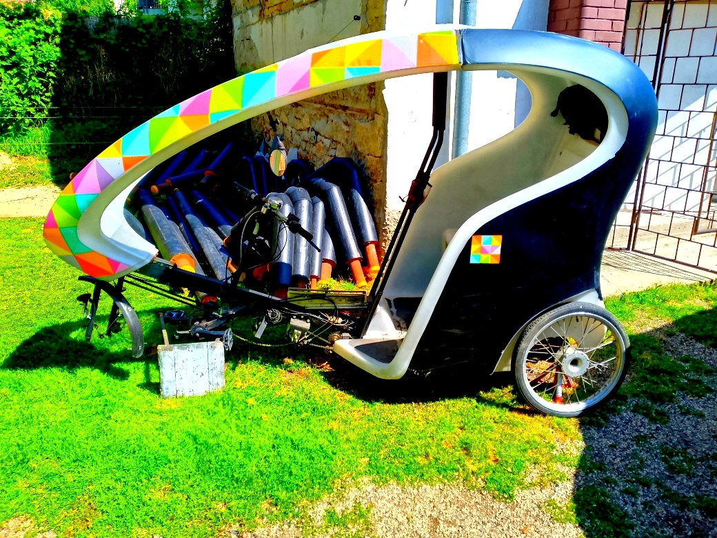 Elektrické kolo taxík na dostavbu