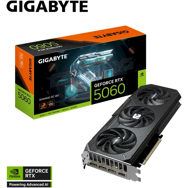 GIGABYTE GeForce RTX 5060 GAMING OC 8G