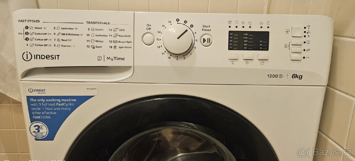 Indesit MTWSA 61252 Top stav