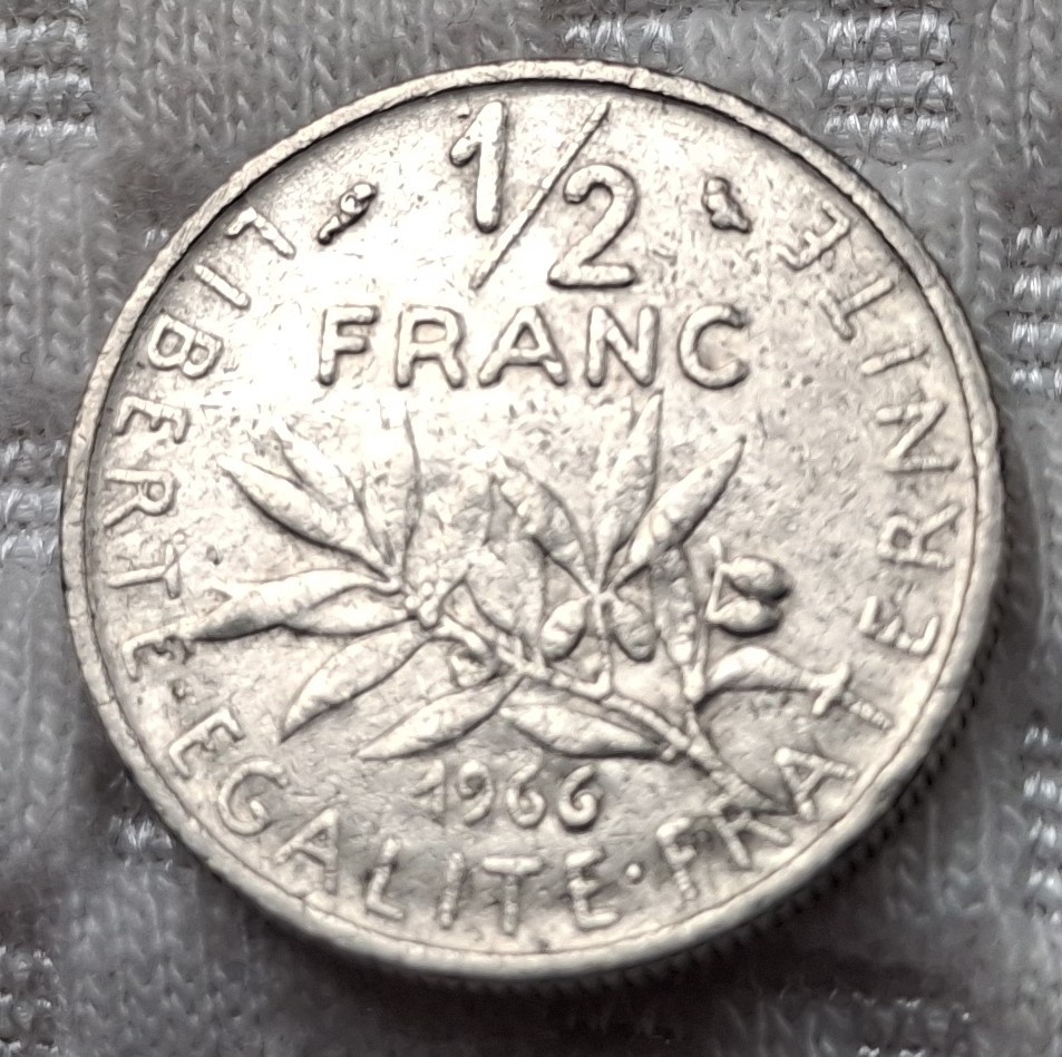 SBĚRATELSTVÍ, STAROŽITNOSTI, VZÁCNÁ MINCE FRANC 1966