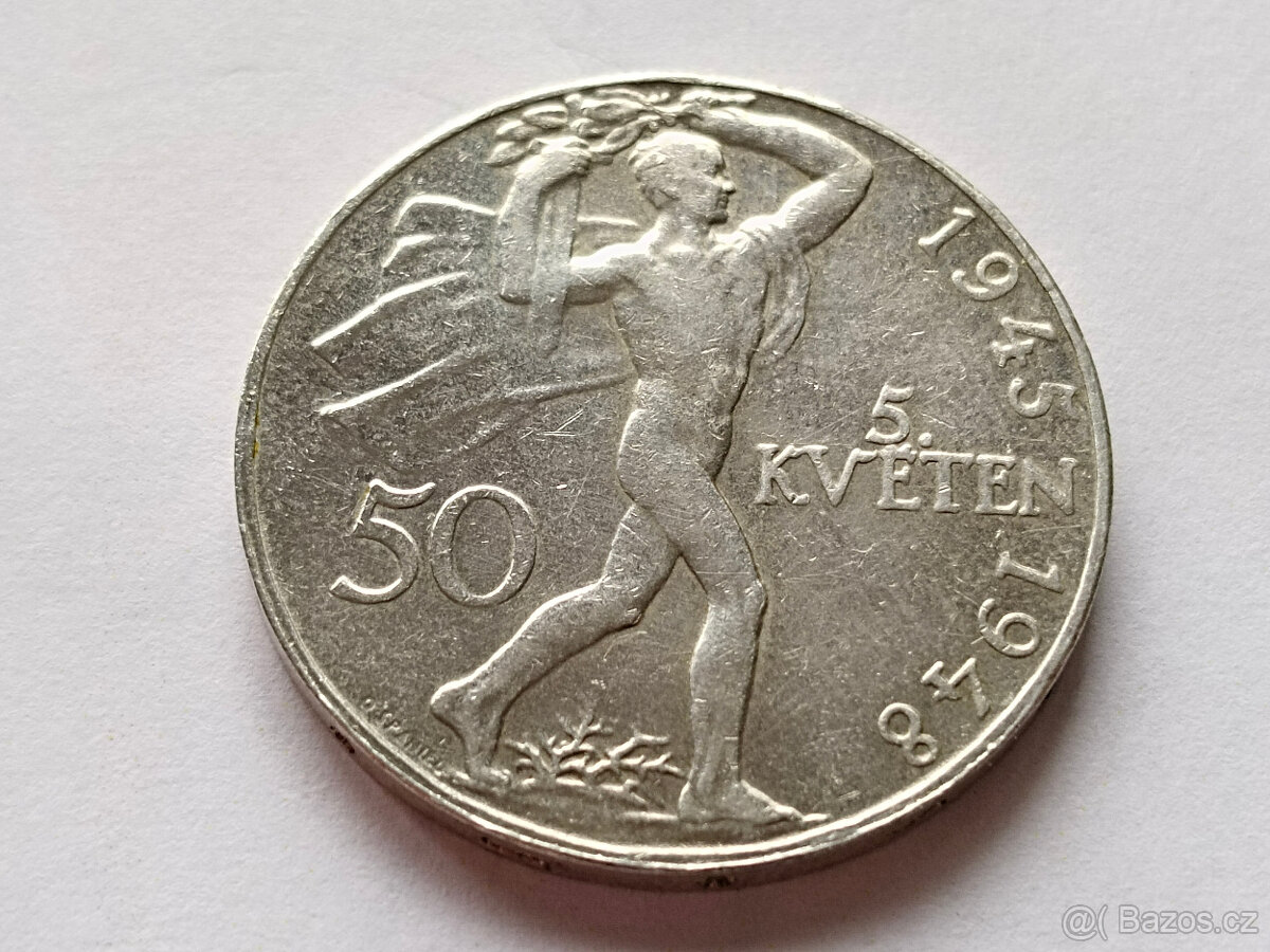 Stříbrná pamětní mince Československo č.2