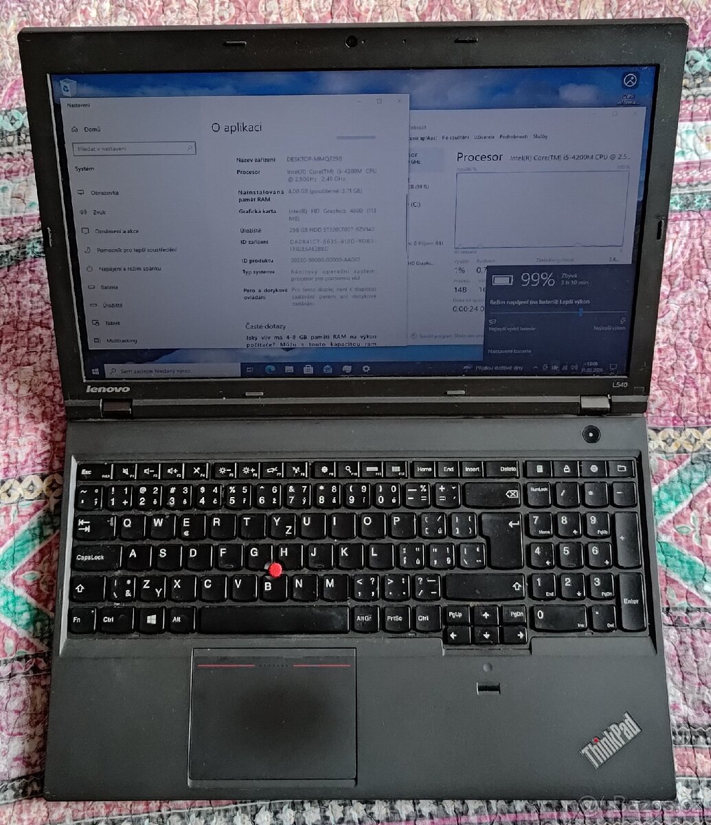 Notebook Lenovo ThinkPad L540 15.6" Win10Pro