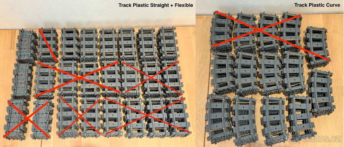 Lego mix koleje k vláčkům - Track Train