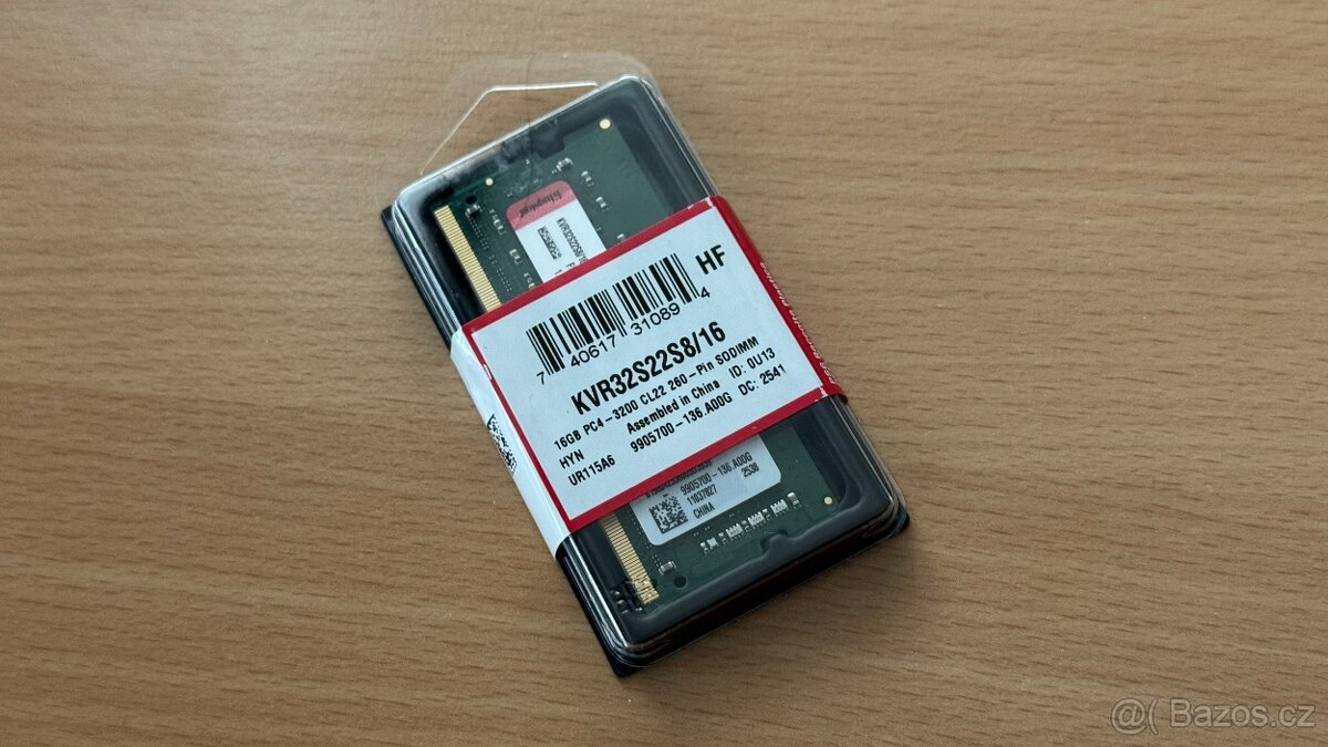 RAM 16GB DDR4 3200MHz Kingston