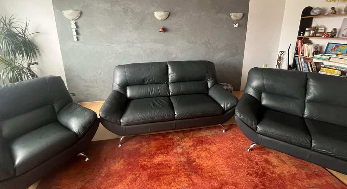 Kožená sedací souprava 3+2+1