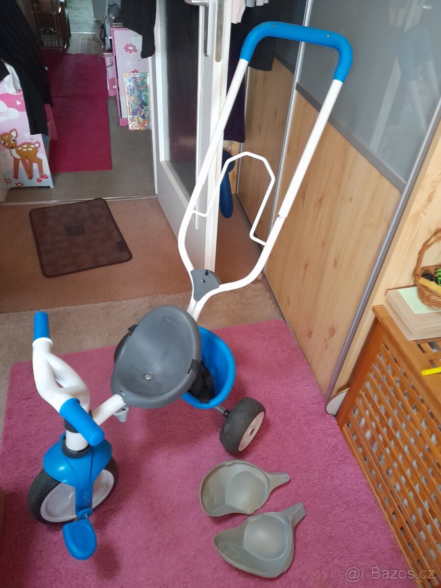 Tříkolka s vodící tyci