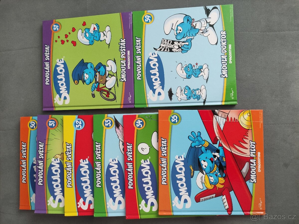 Knihy šmoula povolání světa Deagostini kolekce