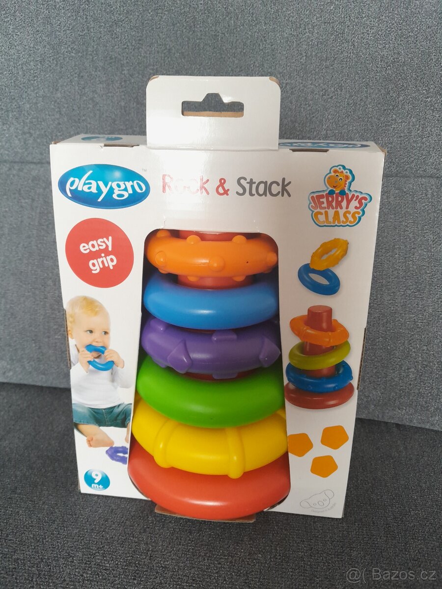 Plastové navlékací kroužky