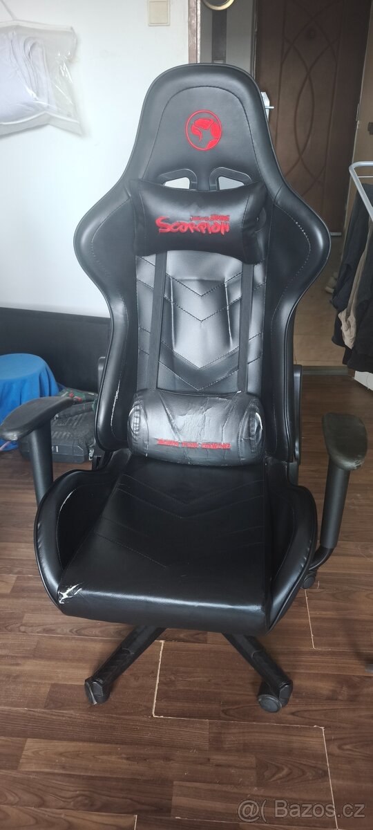 Herní židle Marvo černá