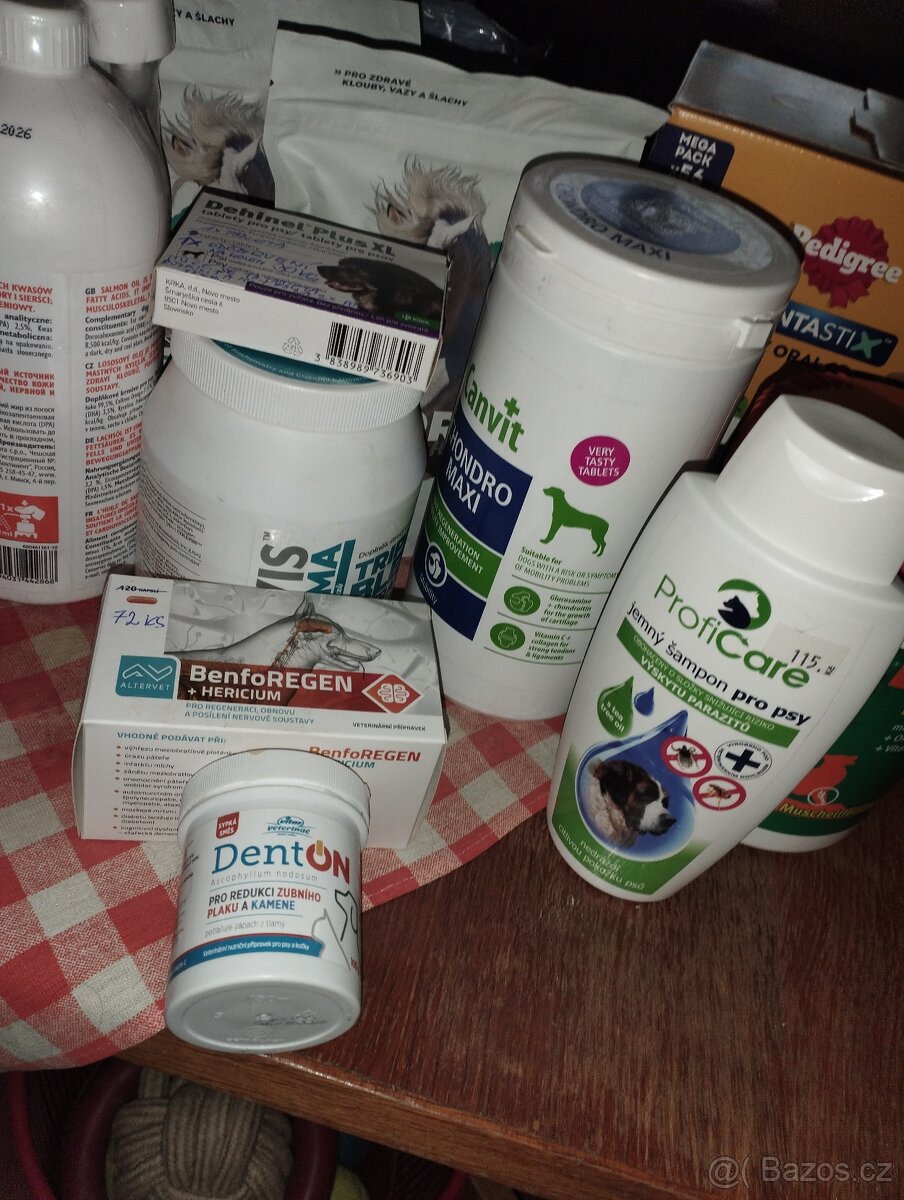 MIX.VECI PRO PEJSKY, VITAMÍNY,APD.. SPĚCHÁ LEVNĚ