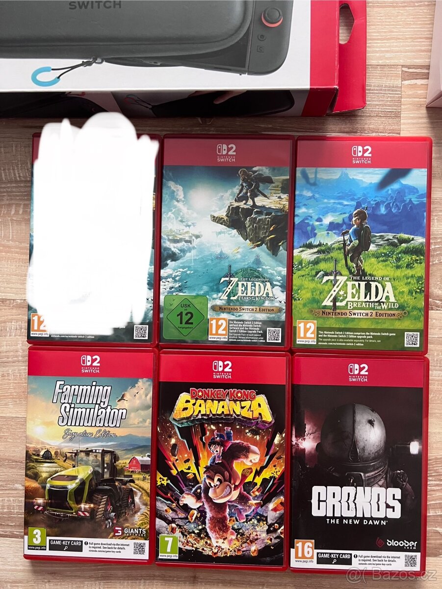 Nintendo Switch 2 hry Zelda Bananza Farming Cronos