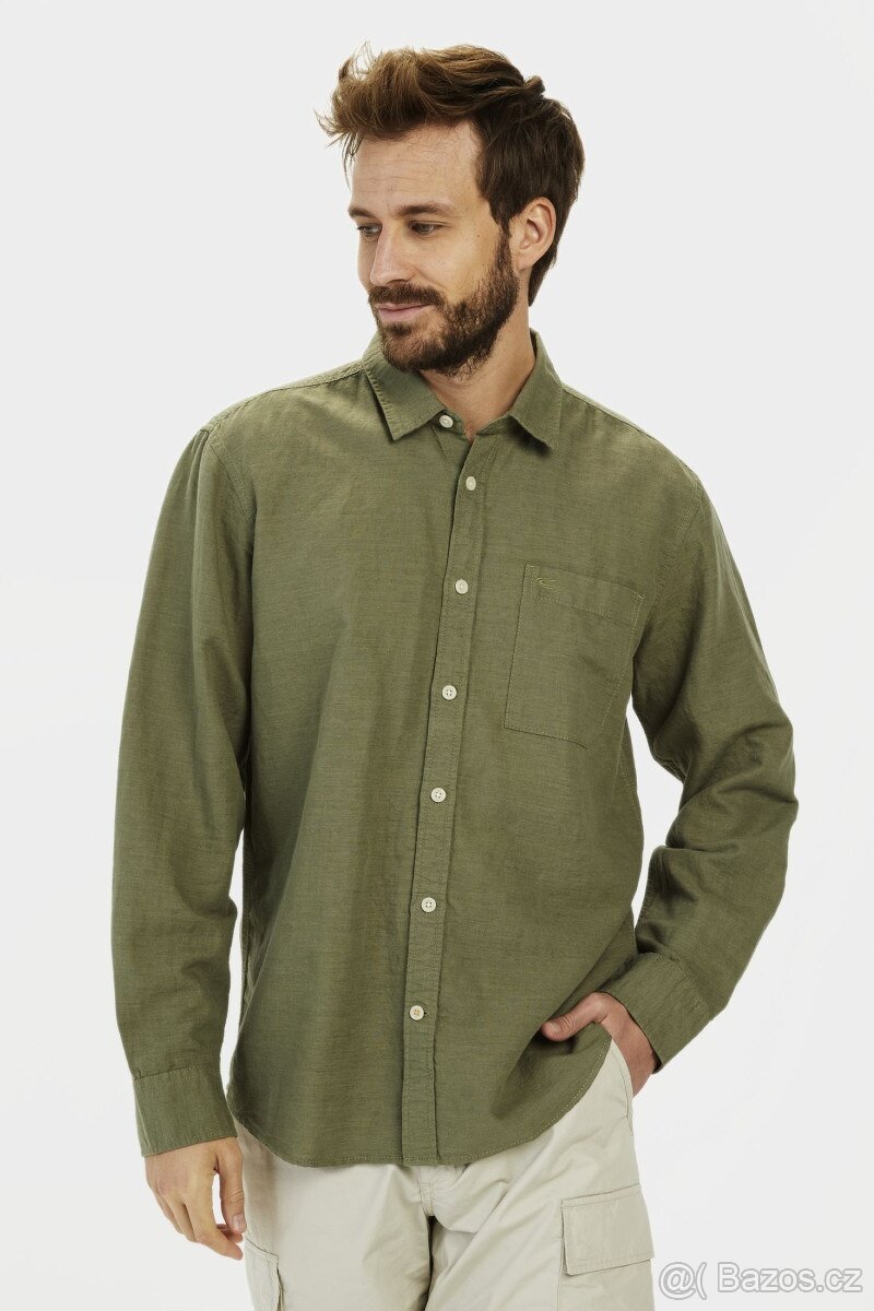 Nová košile Camel Active khaki s visačkami