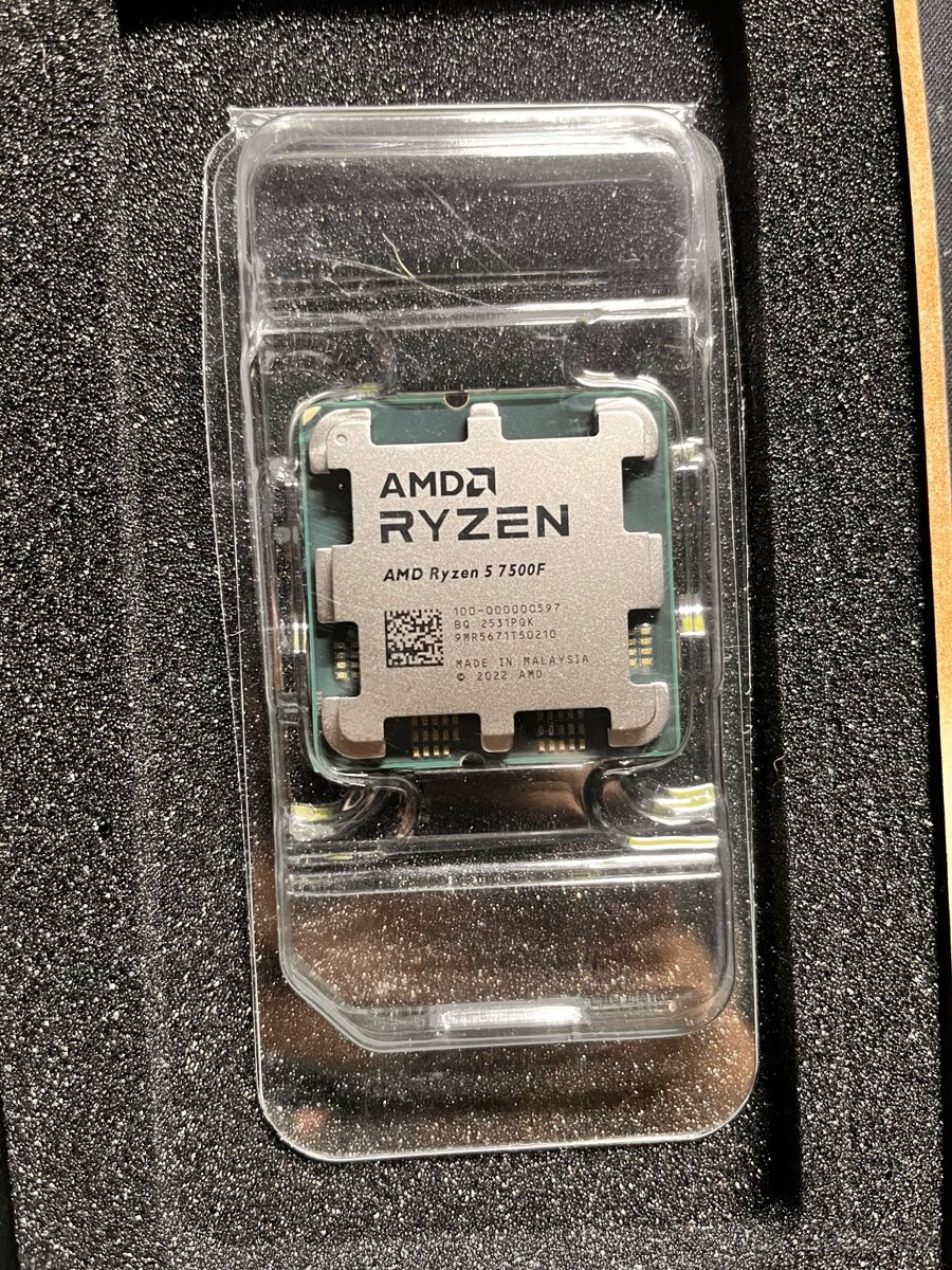 AMD Ryzen 5 7500F – 6 jader / 12 vláken – AM5 – NEPOUŽITÝ