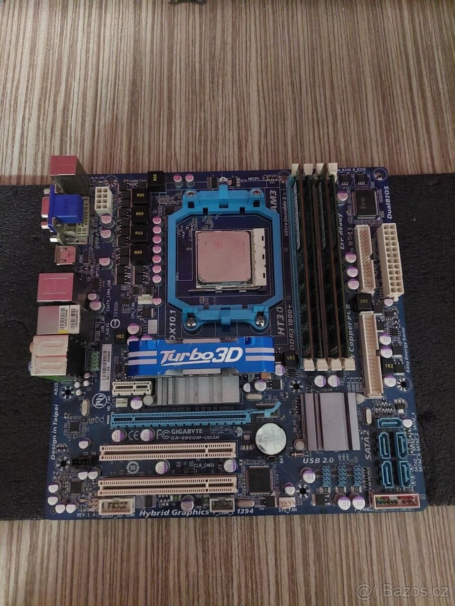 Set základní deska, Procesor, ram