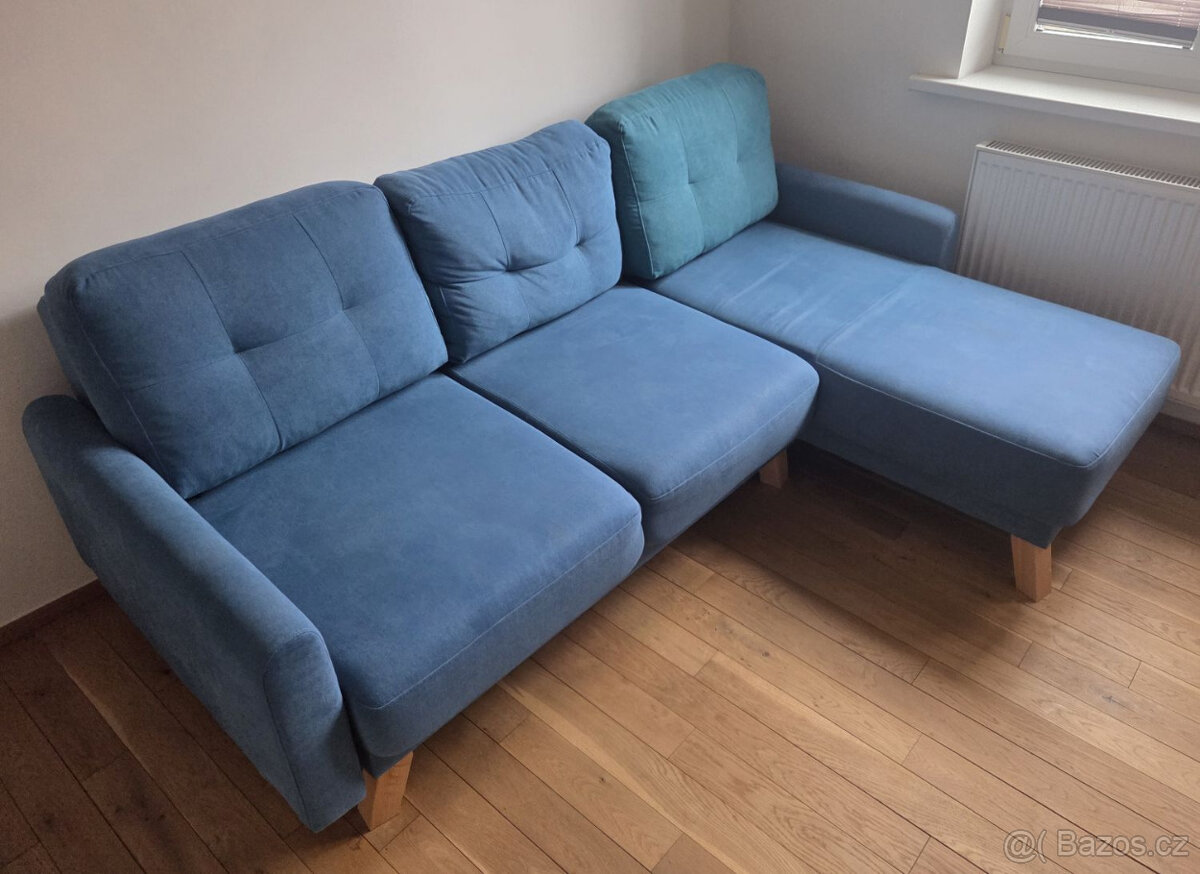 Rozkládací sedačka s uložným prostorem