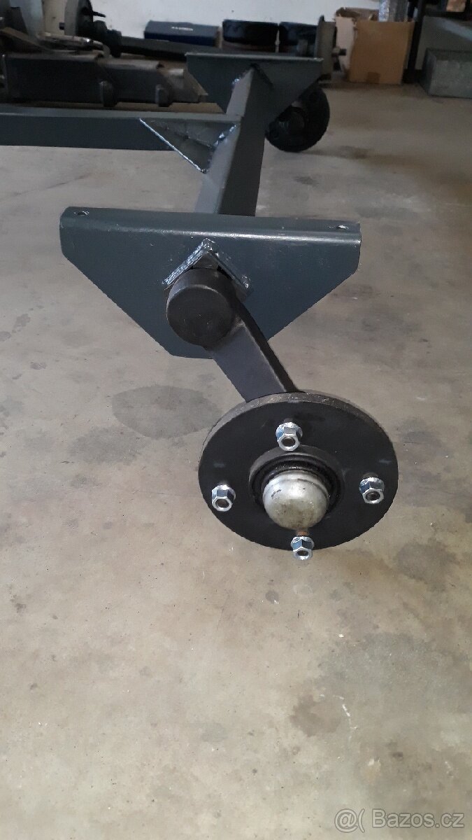 Náprava na přívěsný vozík Kempík