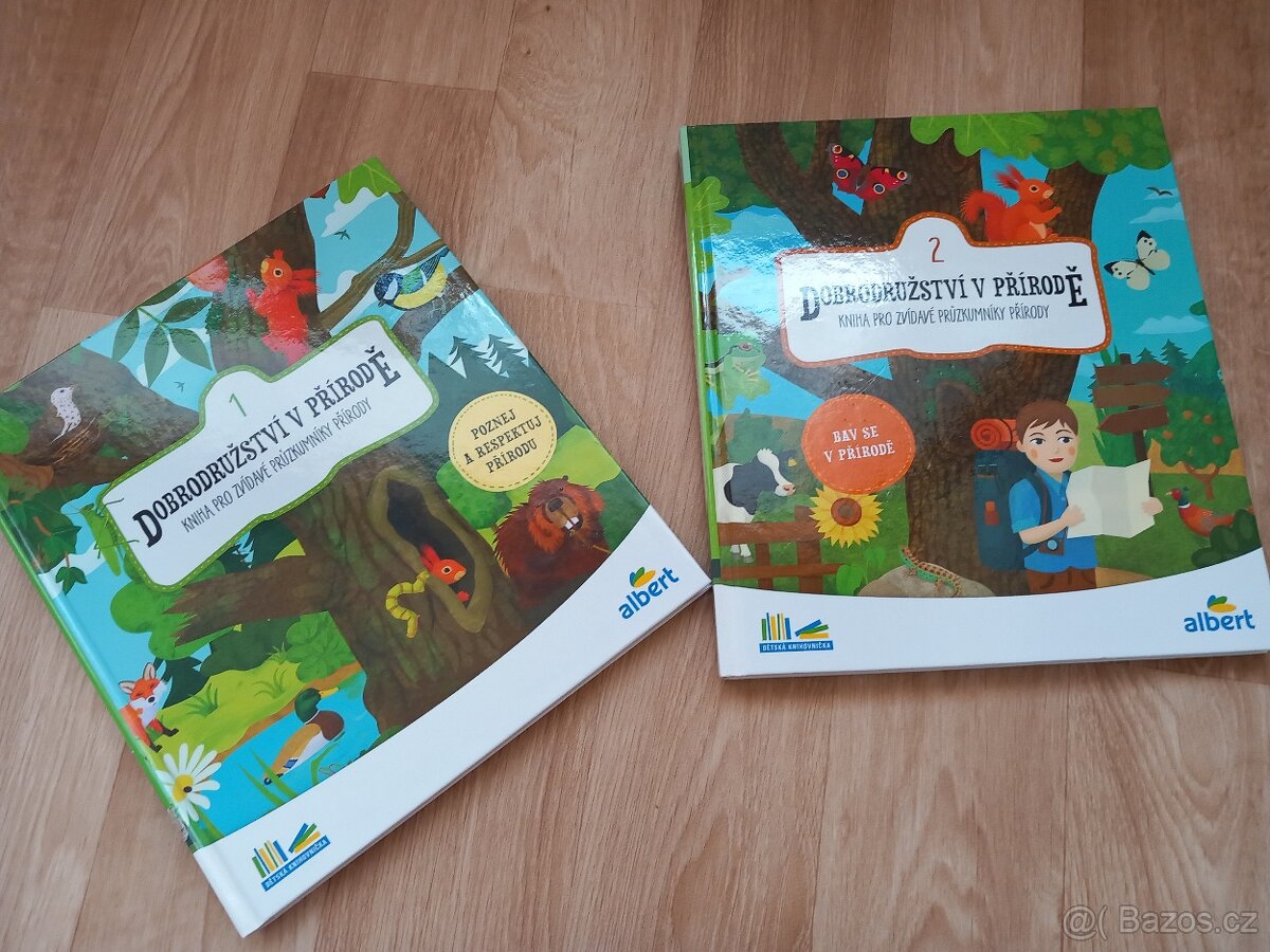 Dvě knihy - Dobrodružství v přírodě 1 a 2