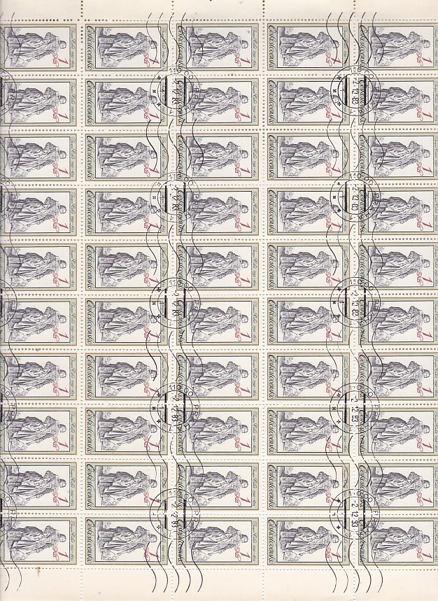 Ražené ČSSR kat.č. 2623 - tiskový list