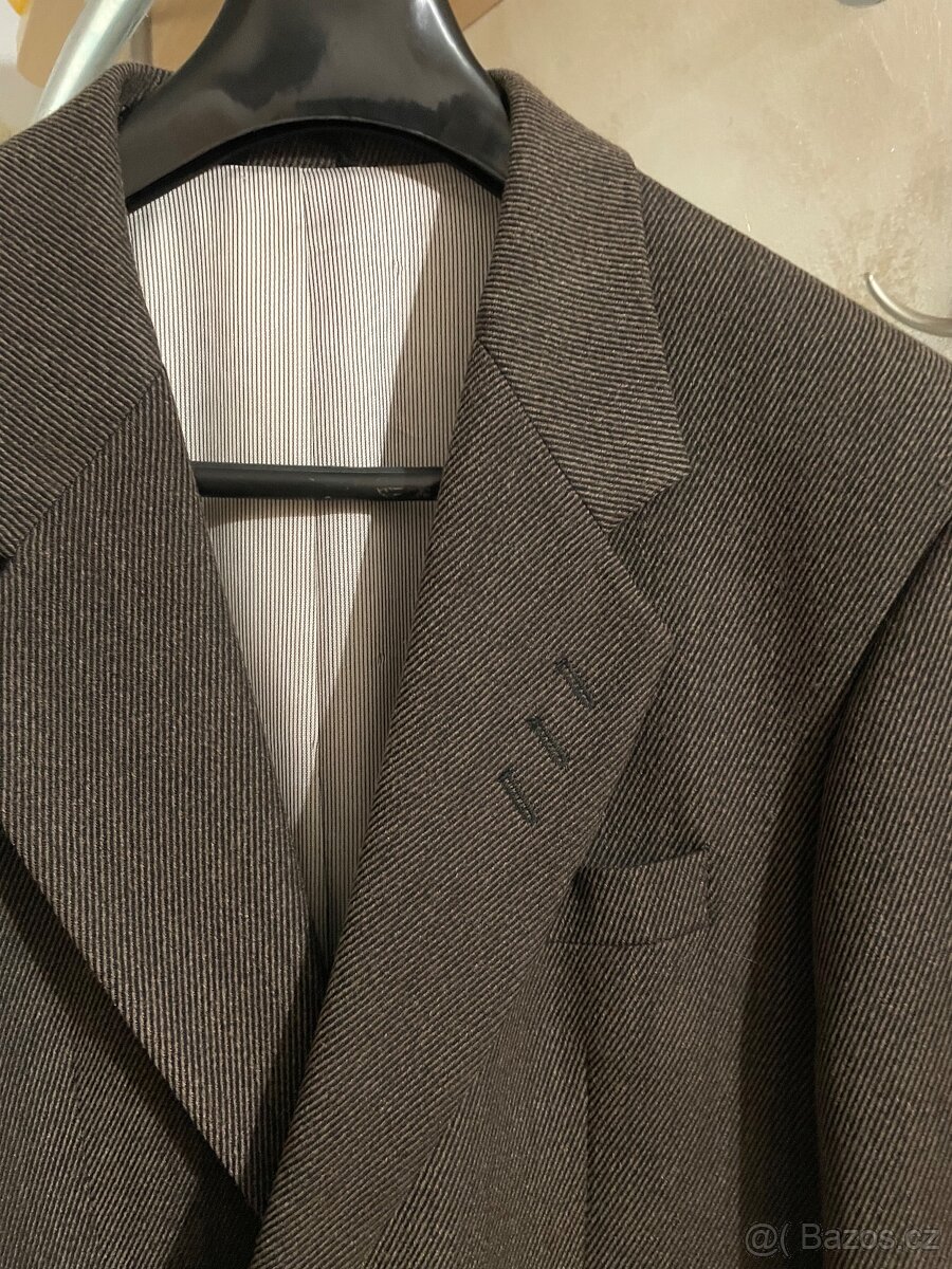 Prodám nové tmavohnědé pánské sako.