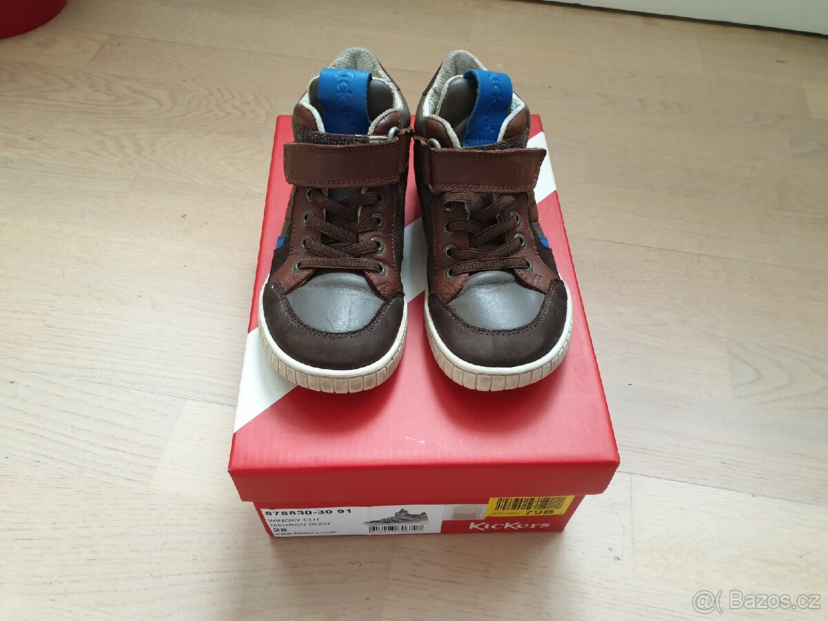 Kožené boty kickers vel. 28