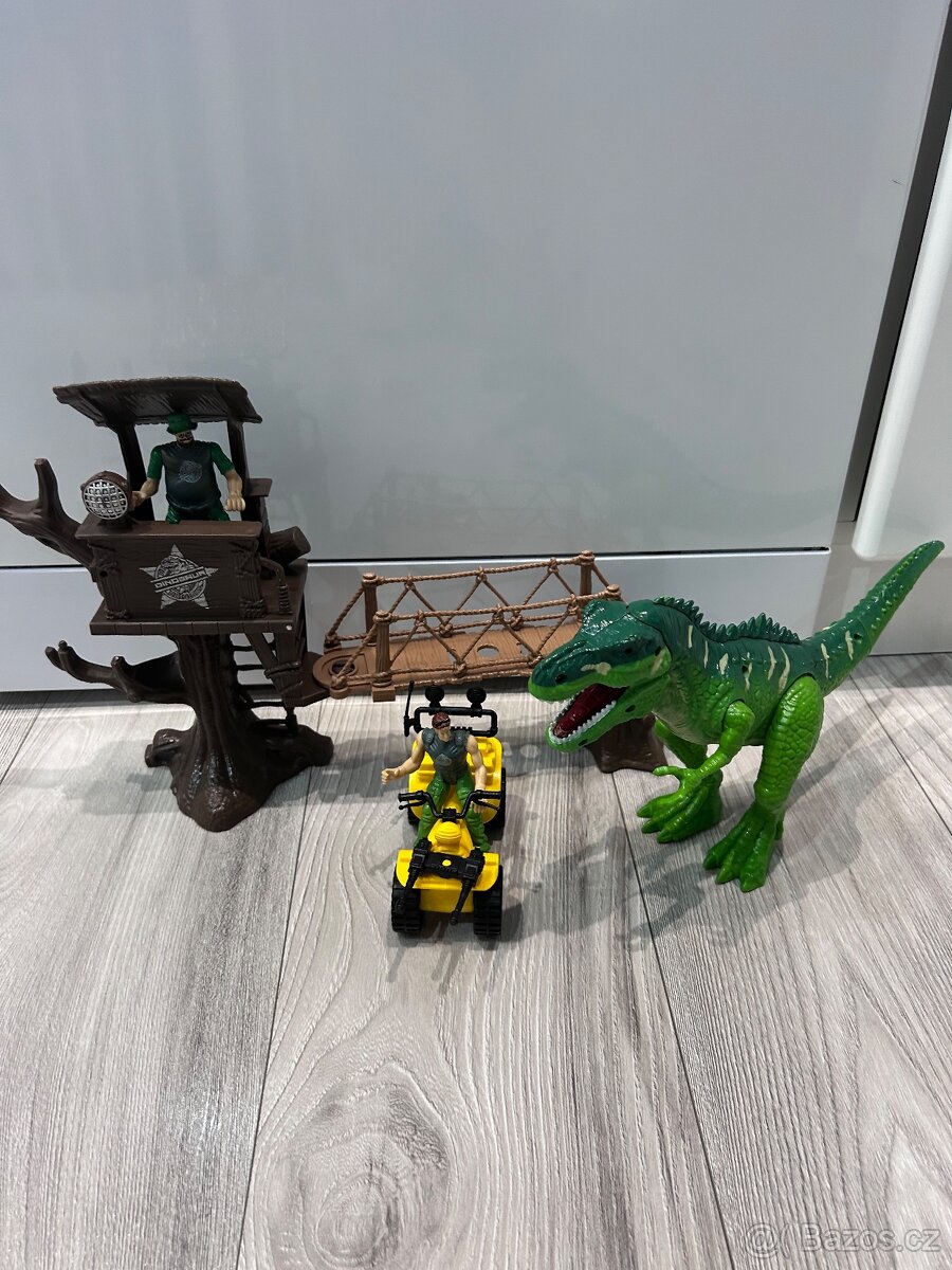 Hrací set jurský park s dinosaurem