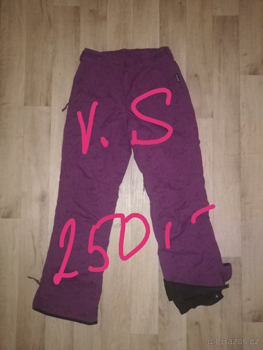 Kalhoty na lyže damske v. S
